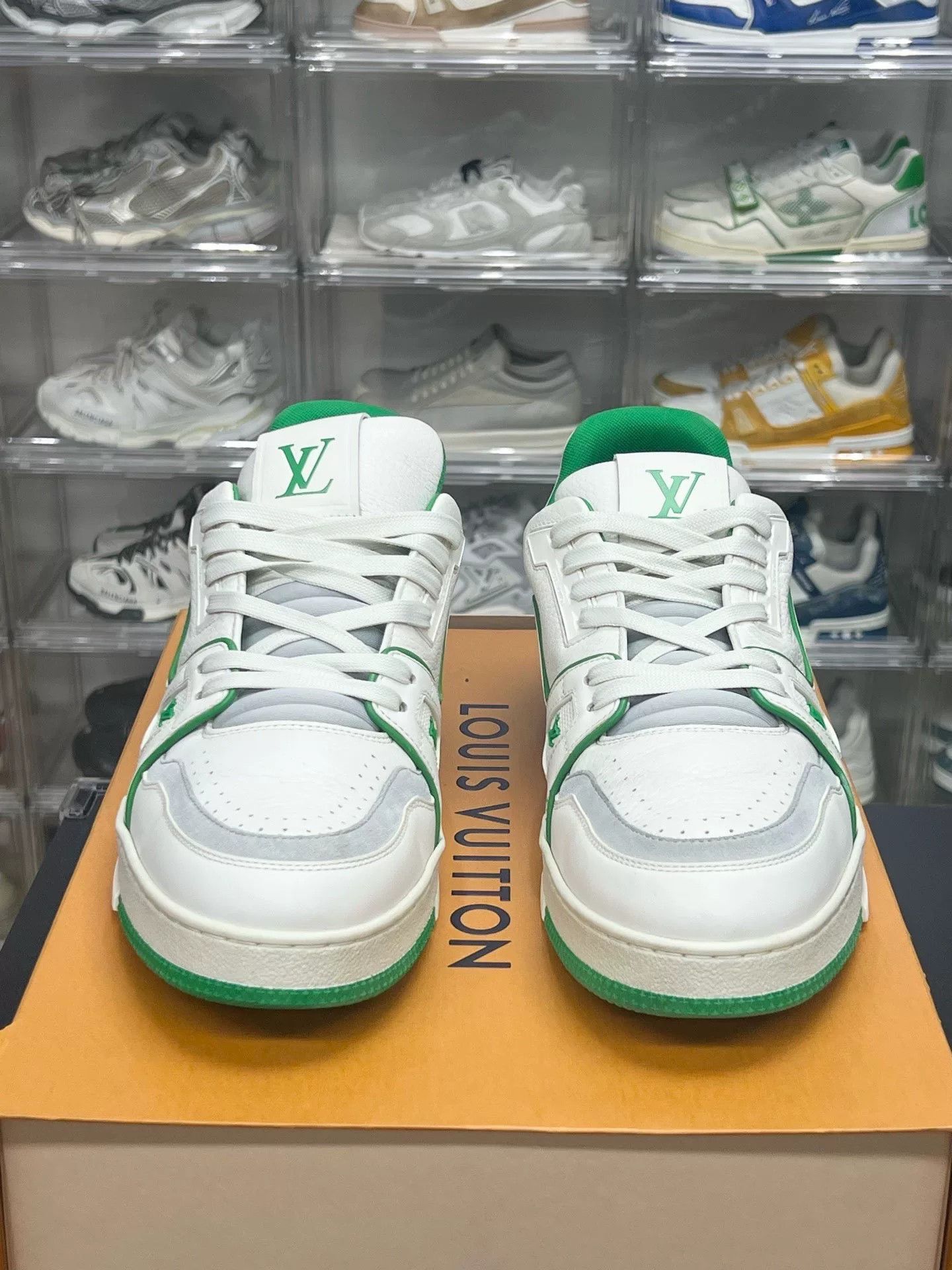 Louis Vuitton Louis Vuitton Green Designer Casual Size US S / EU 44-46 / 1 - 2 Thumbnail