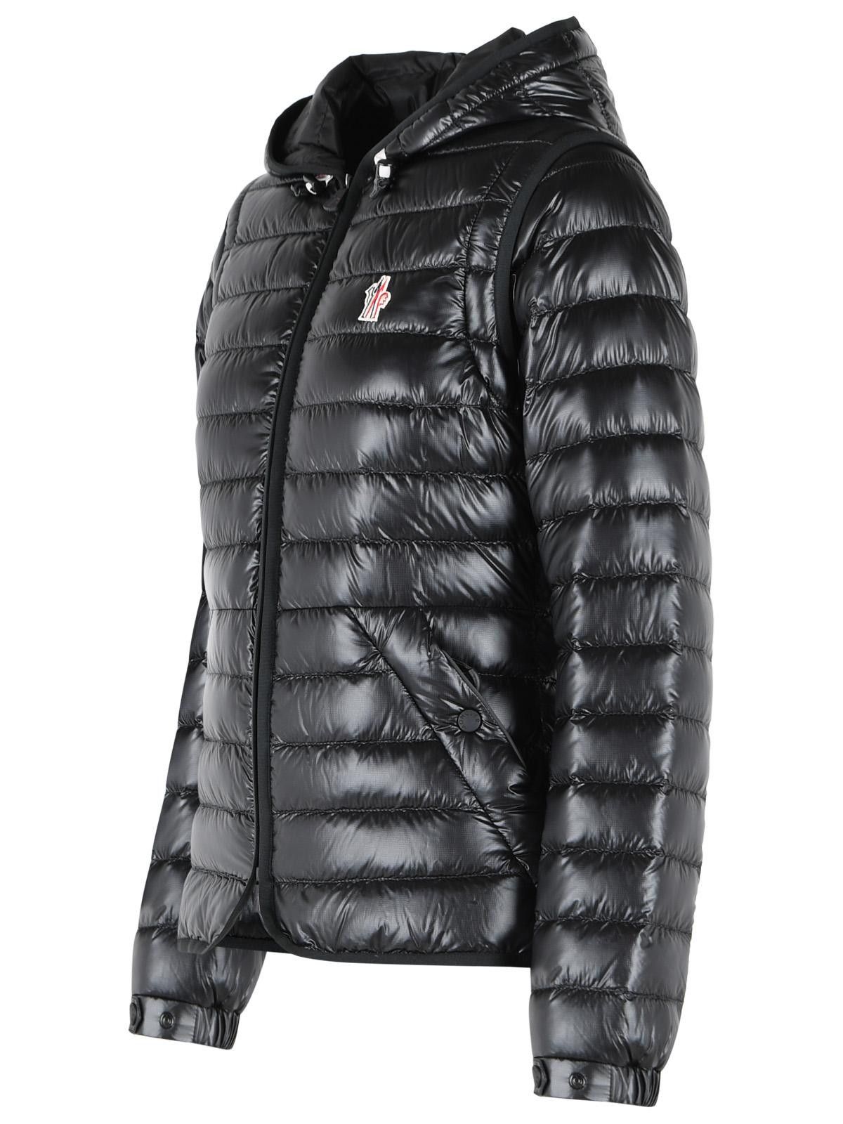Moncler Grenoble MONCLER GRENOBLE Black 2-In-1 'Karura' Hooded Down Jacket Size M / US 6-8 / IT 42-44 - 2 Thumbnail