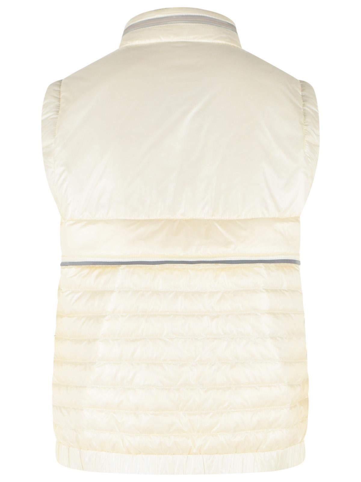 Moncler Grenoble MONCLER GRENOBLE 'Gumiane' Padded Vest With Hood In Ivory White Polyamide Size M / US 6-8 / IT 42-44 - 3 Thumbnail