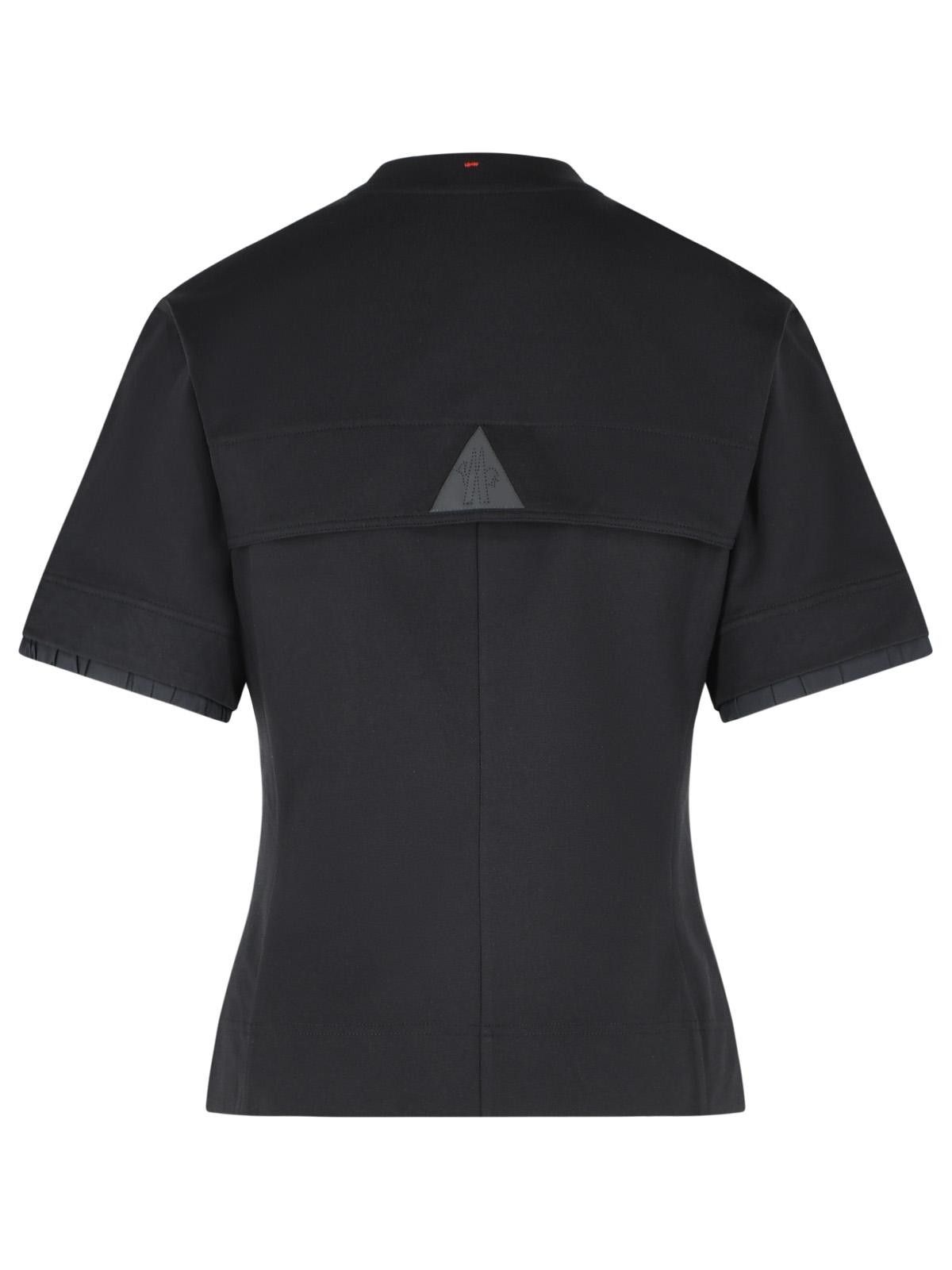 Moncler Grenoble MONCLER GRENOBLE Black Cotton T-Shirt Size M / US 6-8 / IT 42-44 - 3 Thumbnail