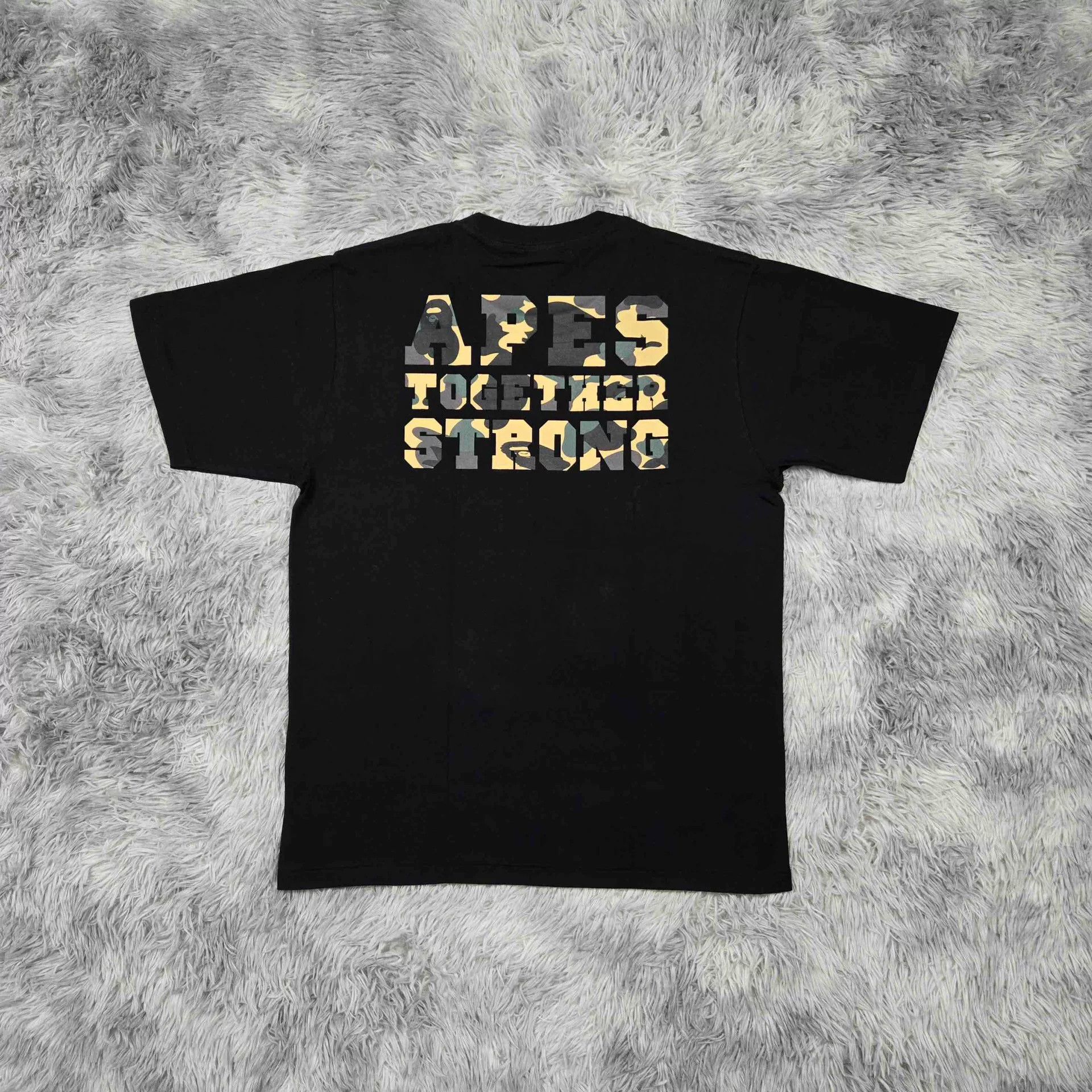 Bape Bape Yellow Designer Casual Streetwear Size US L / EU 52-54 / 3 - 3 Thumbnail