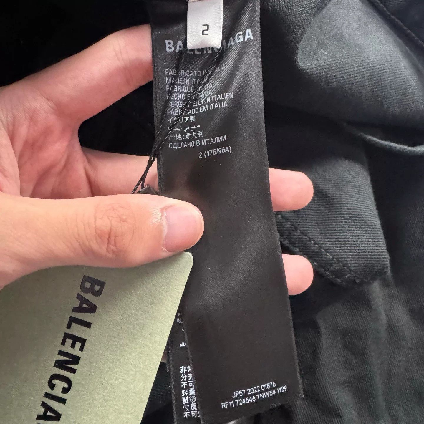 Balenciaga Balenciaga Denim Jacket Outerwear Size US XS / EU 42 / 0 - 7 Thumbnail