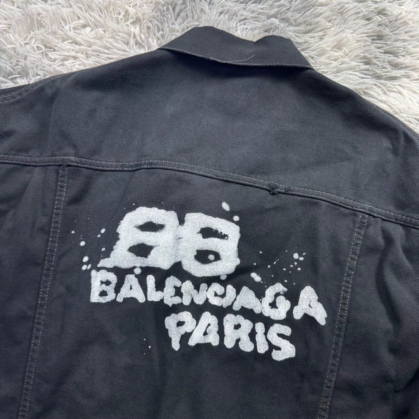 Balenciaga Balenciaga Denim Jacket Outerwear Size US XS / EU 42 / 0 - 6 Thumbnail