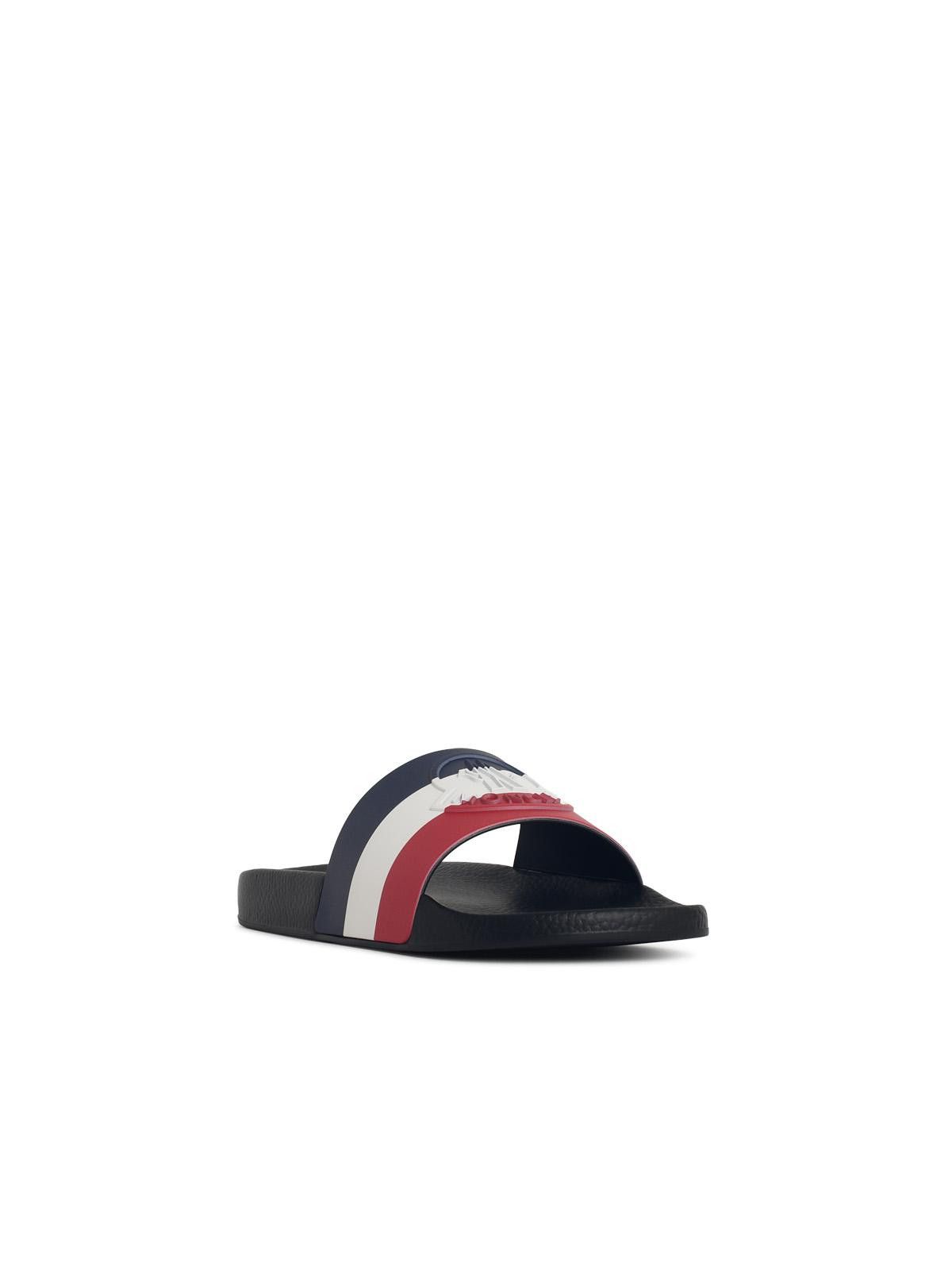Moncler MONCLER 'Basile' Black Rubber Slides Size US 10 / EU 43 - 2 Thumbnail