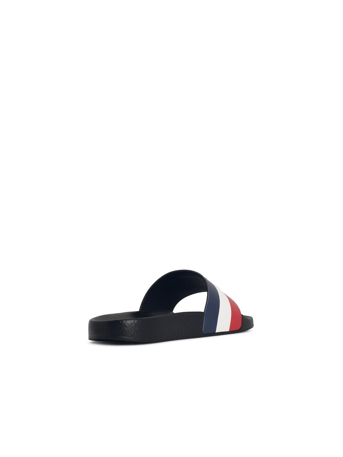 Moncler MONCLER 'Basile' Black Rubber Slides Size US 11 / EU 44 - 3 Thumbnail