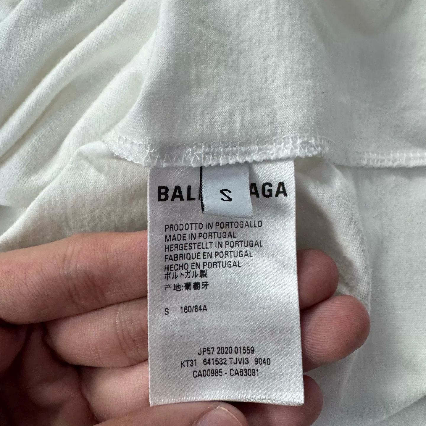 Balenciaga Balenciaga T-Shirt Casual Short Sleeve Size US S / EU 44-46 / 1 - 4 Thumbnail
