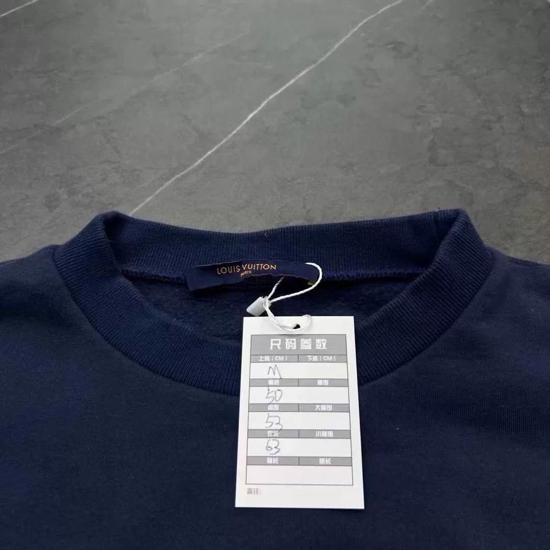 Louis Vuitton Louis Vuitton Blue Sweatshirt Pullover Size US S / EU 44-46 / 1 - 3 Thumbnail