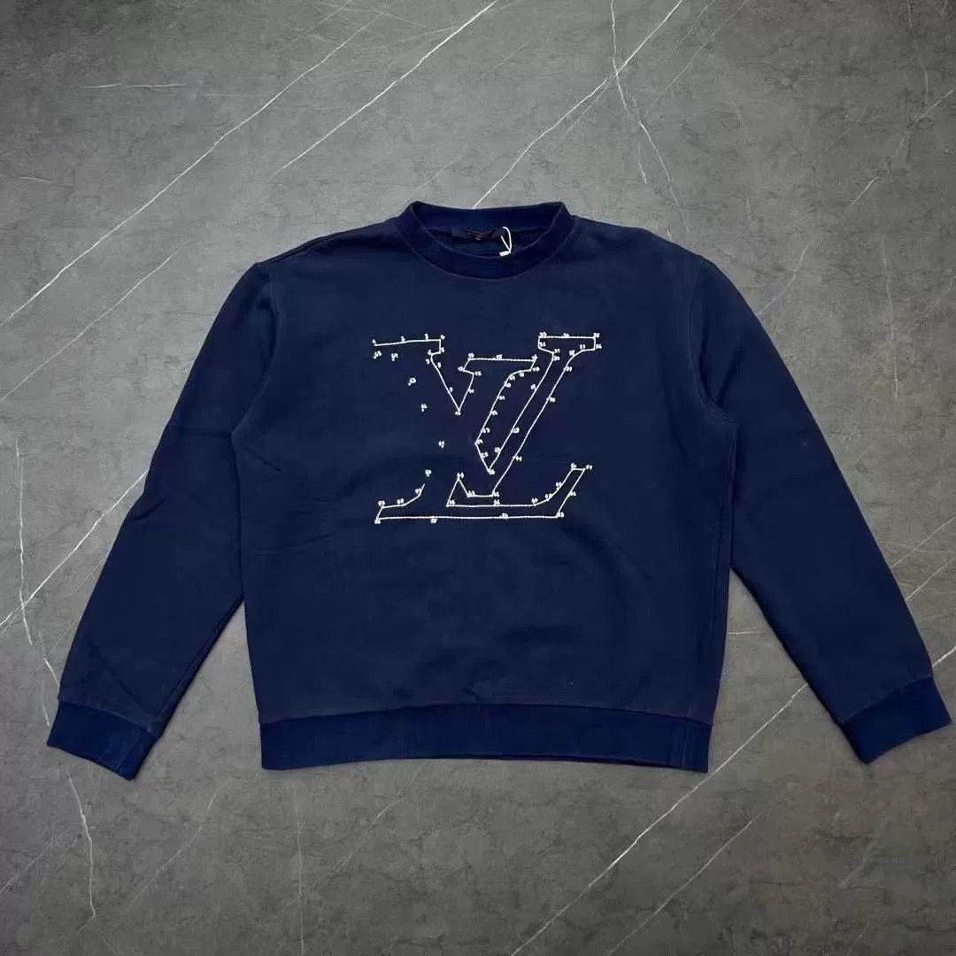 Louis Vuitton Louis Vuitton Blue Sweatshirt Pullover Size US S / EU 44-46 / 1 - 6 Thumbnail