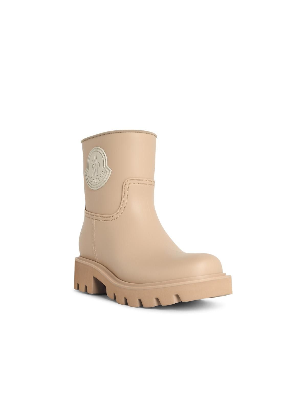 Moncler MONCLER 'Kickstream' Beige Sand Pvc Rain Boots Size US 8 / IT 38 - 2 Thumbnail