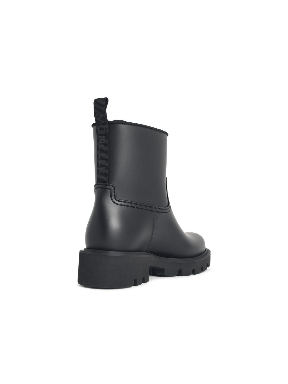 Moncler MONCLER Black 'Kickstream' Rain Boots Size US 6 / IT 36 - 3 Thumbnail