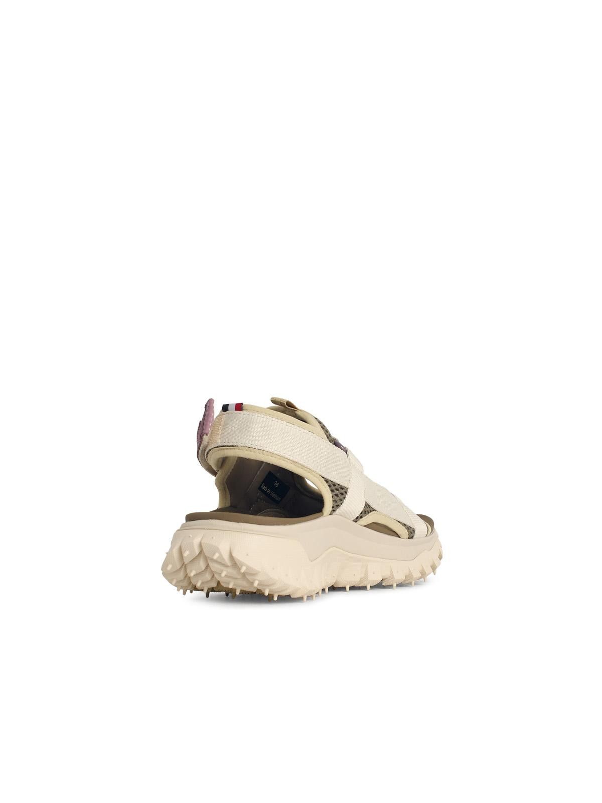 Moncler MONCLER 'Trailgrip Vela' Ivory White Polyamide Sandals Size US 10 / IT 40 - 3 Thumbnail