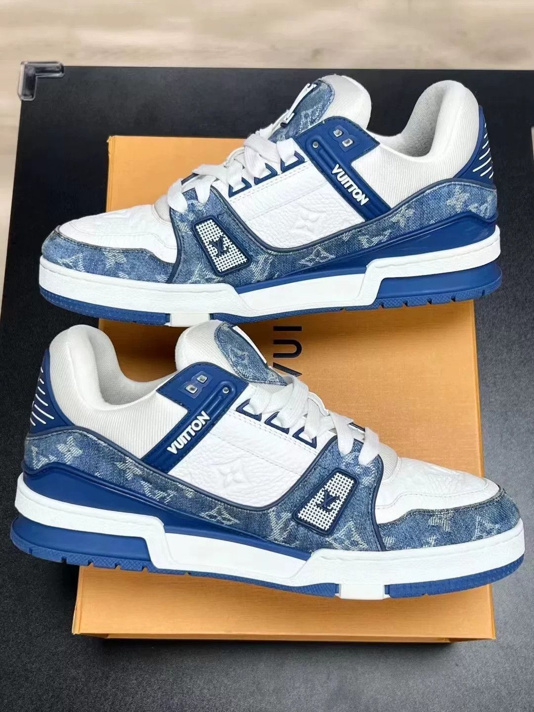 Louis Vuitton Louis Vuitton Blue Denim Designer Size US 36 / EU 52 - 6 Thumbnail