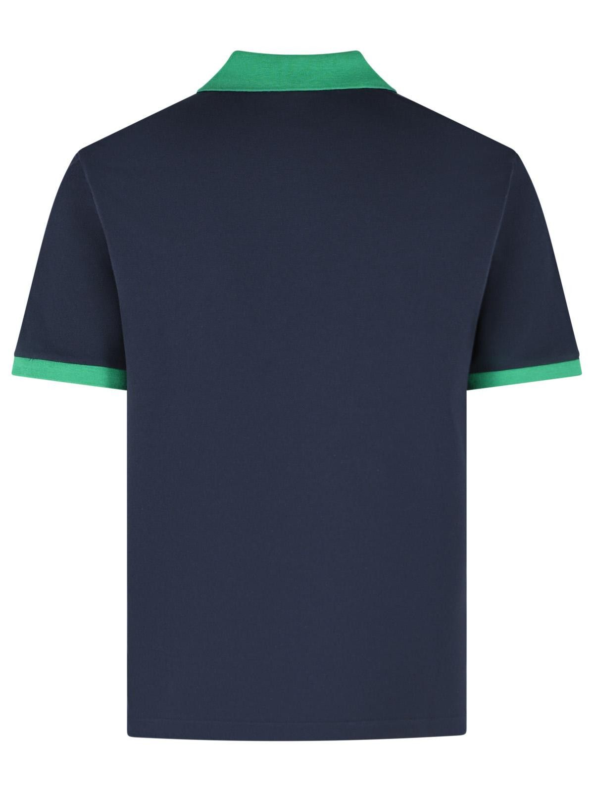 Versace VERSACE Dark Navy Cotton Polo Shirt Size US M / EU 48-50 / 2 - 3 Thumbnail