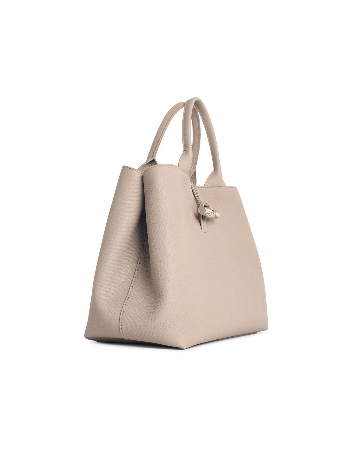 Longchamp LONGCHAMP Bag With 'L Le Roseau' Handle In Clay Leather Size ONE SIZE - 2 Thumbnail