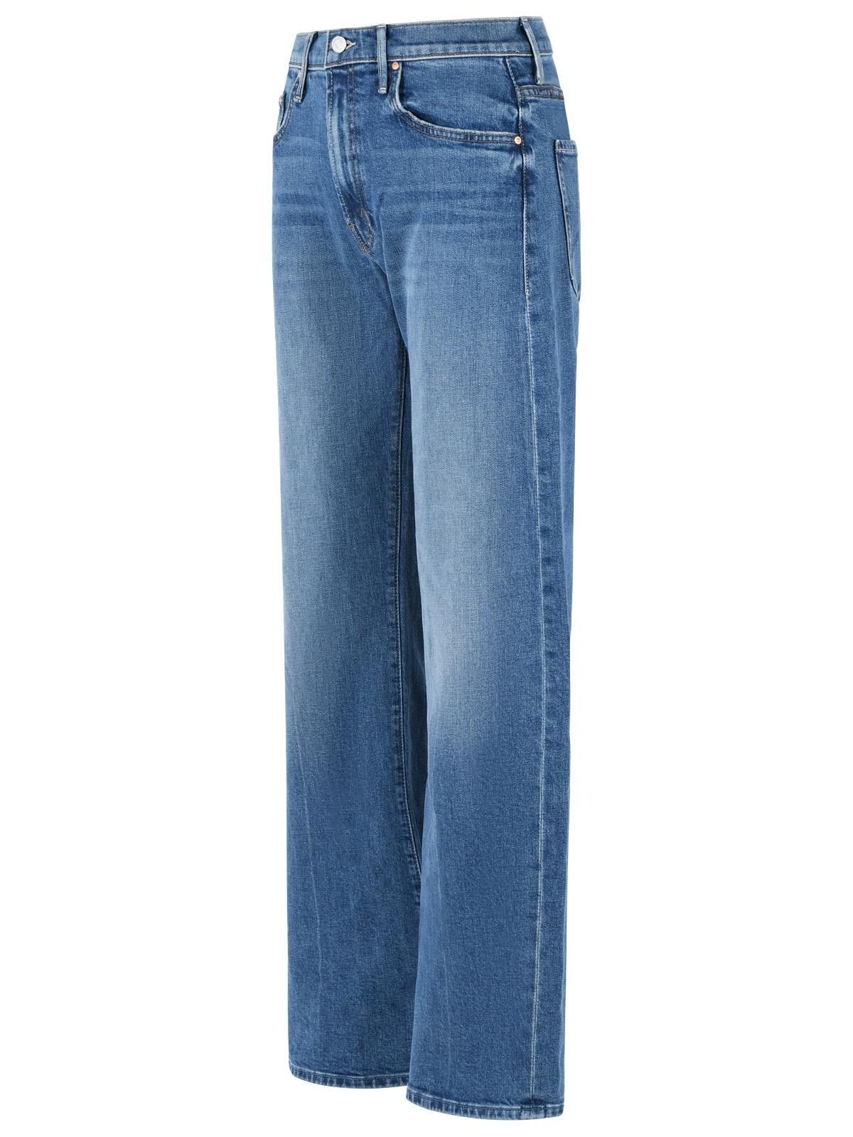 MOTHER MOTHER 'The Mid Rise' Blue Cotton Jeans Size 28" / US 6 / IT 42 - 2 Thumbnail
