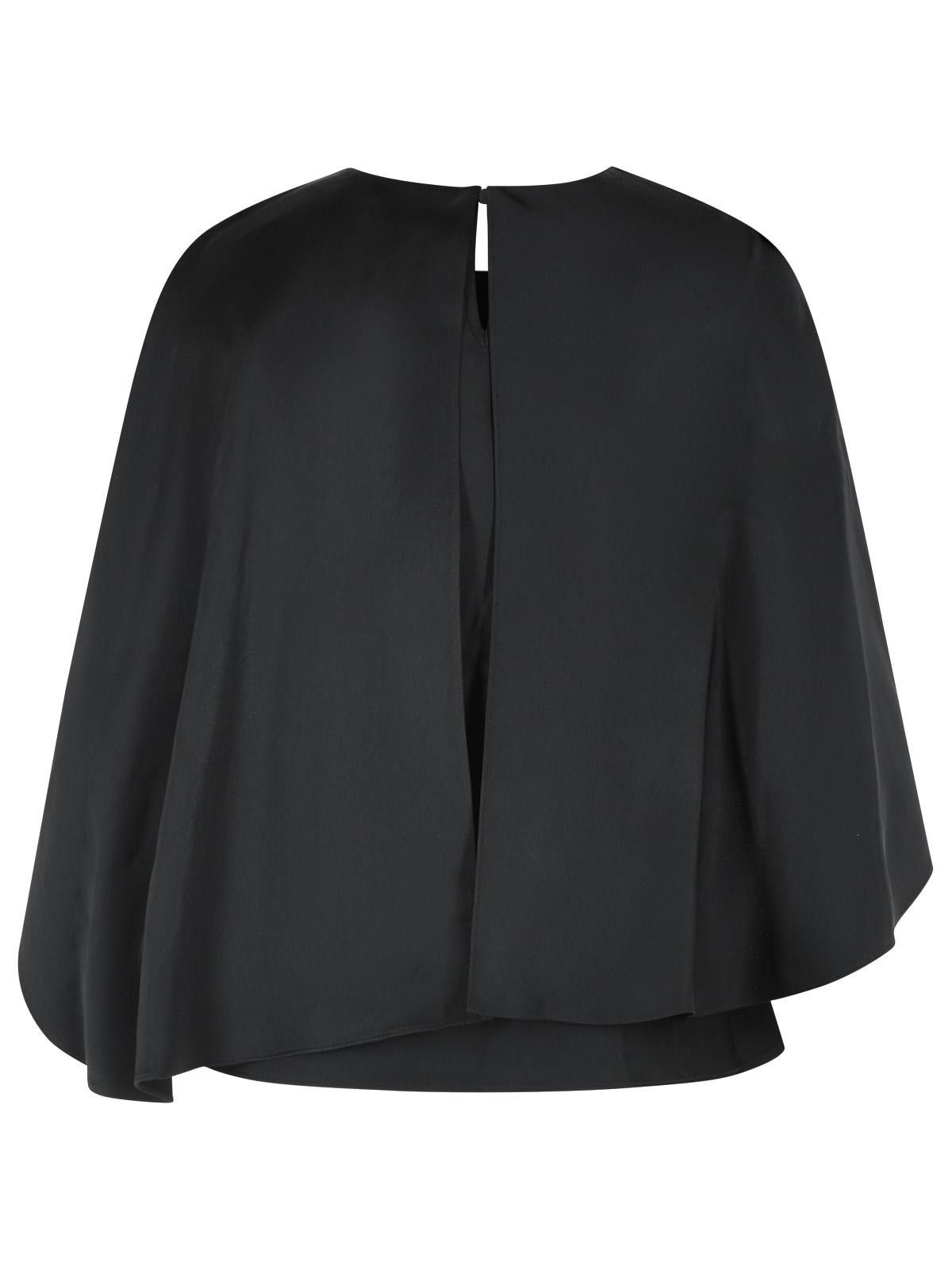 Simkhai SIMKHAI 'Eliora' Black Acetate Blend Blouse Size S / US 4 / IT 40 - 3 Thumbnail