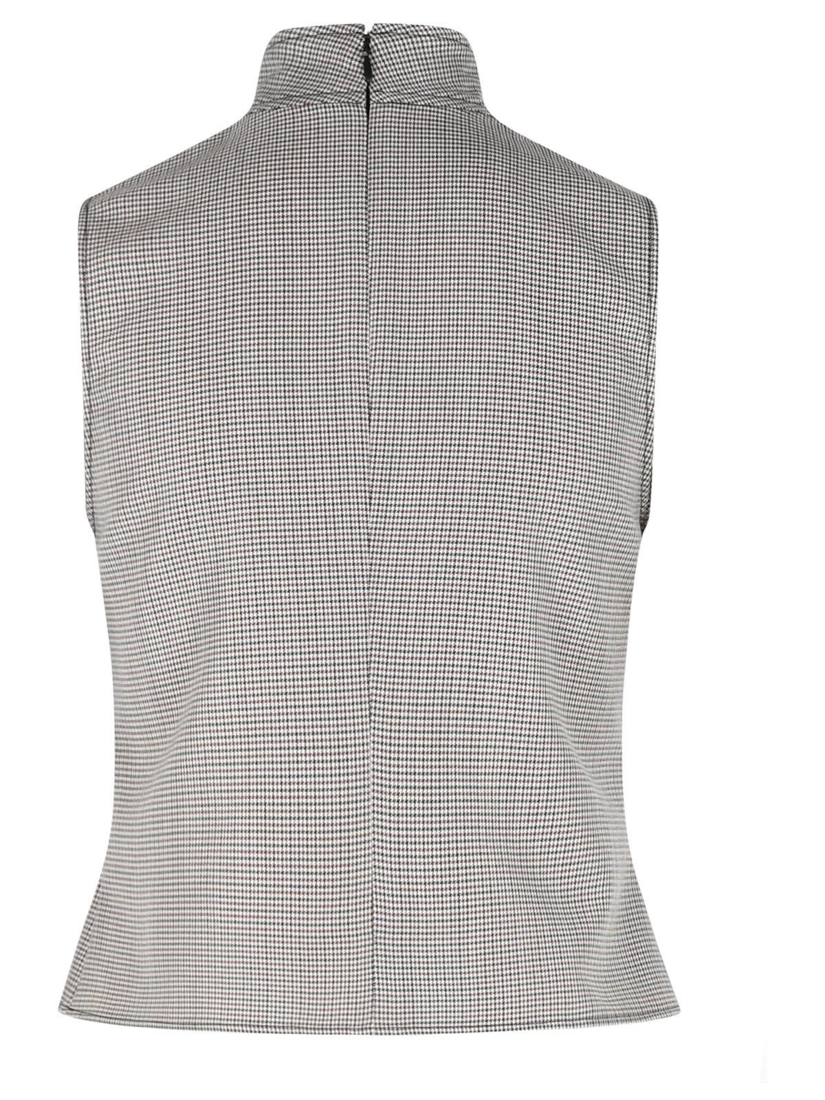Courreges COURREGES 'Buckle' Tank Top In Beige Wool Blend Size S / US 4 / IT 40 - 3 Thumbnail