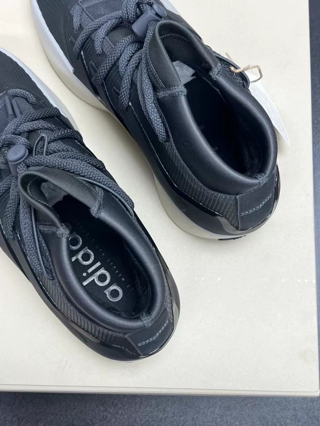 Adidas Adidas Black Designer Casual Streetwear Size US 10 / EU 43 - 4 Thumbnail