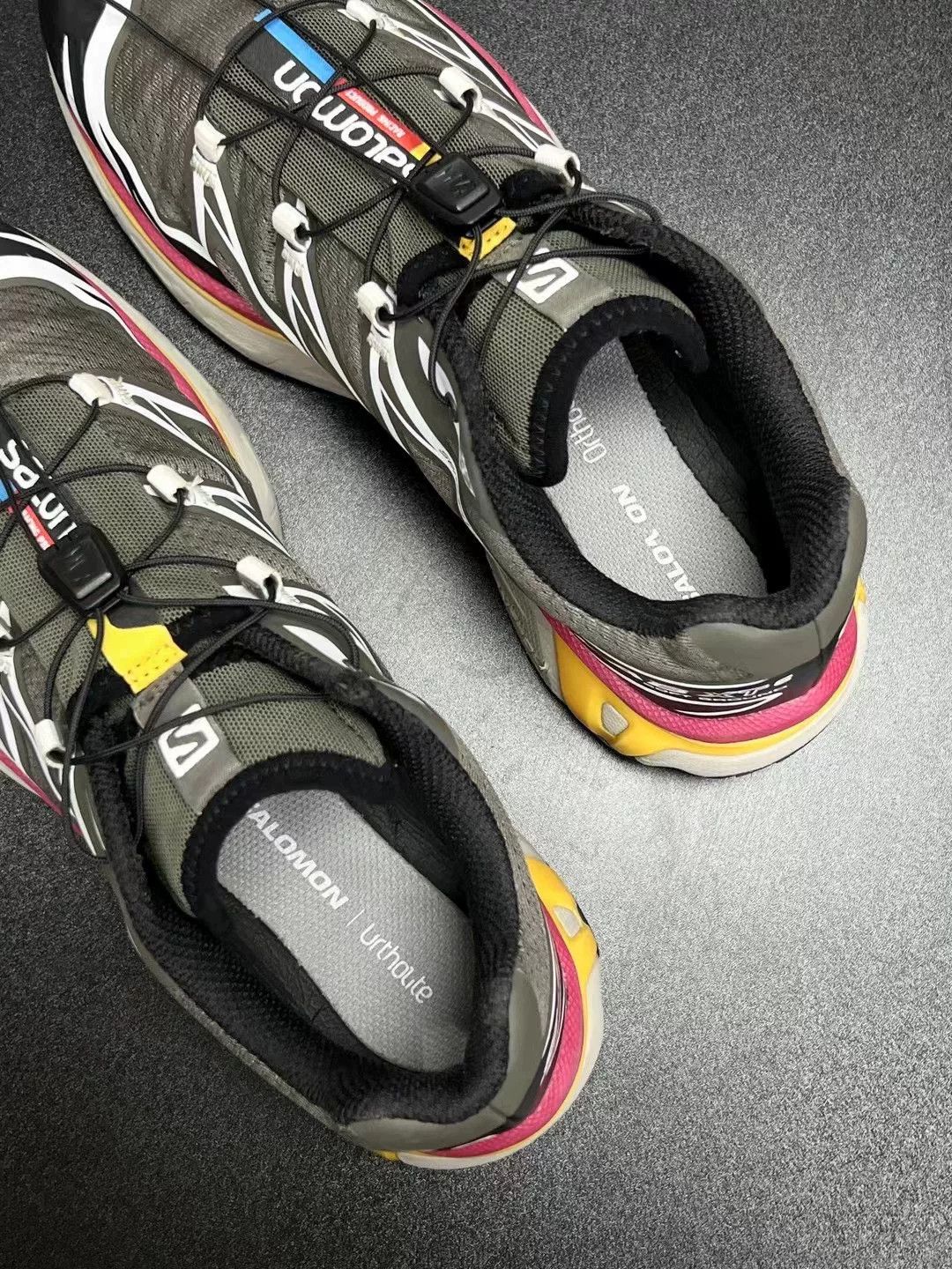 Salomon Salomon Gray Running Shoes Low Top Size US 10 / EU 43 - 4 Thumbnail