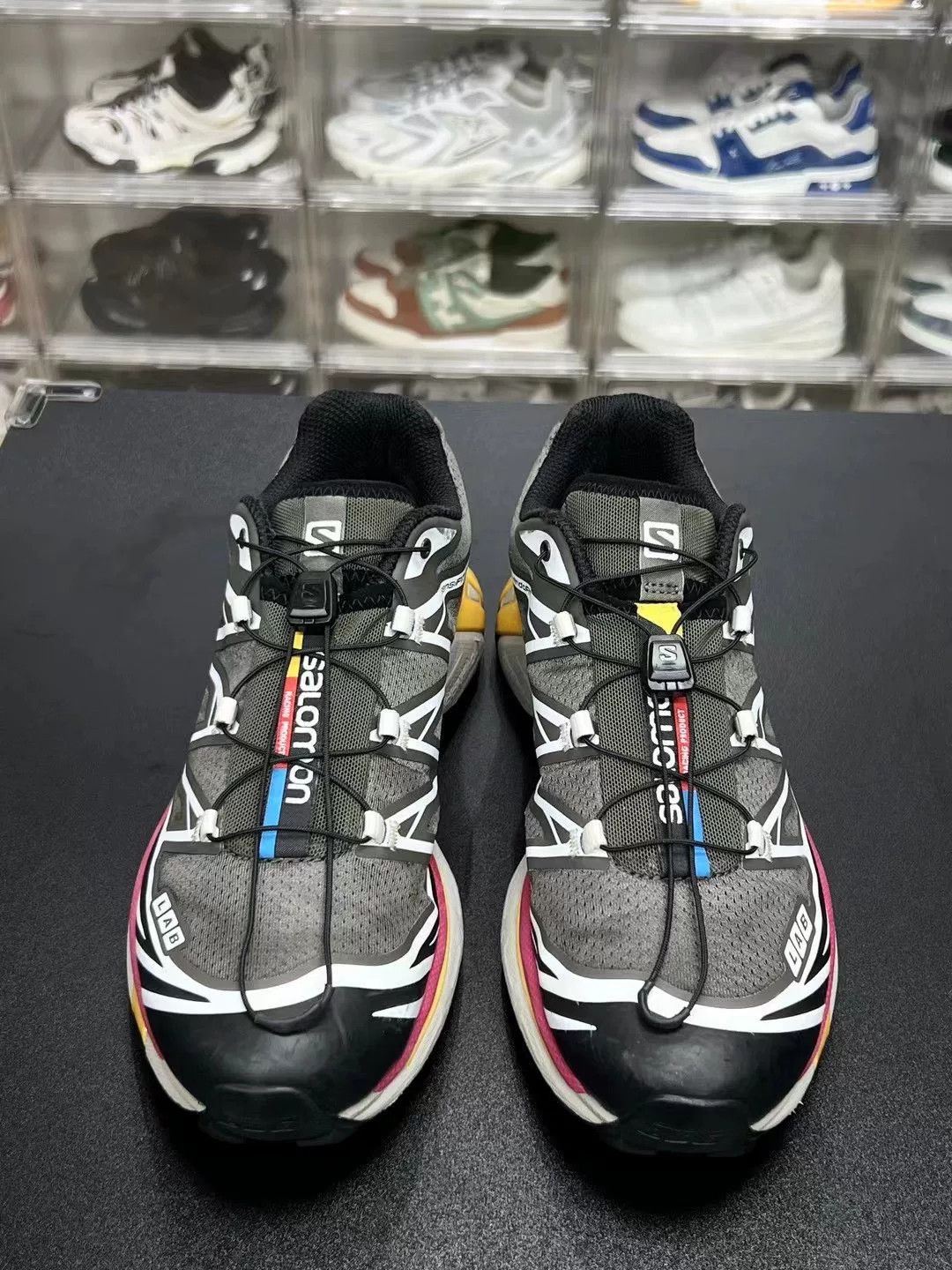Salomon Salomon Gray Running Shoes Low Top Size US 10 / EU 43 - 2 Thumbnail