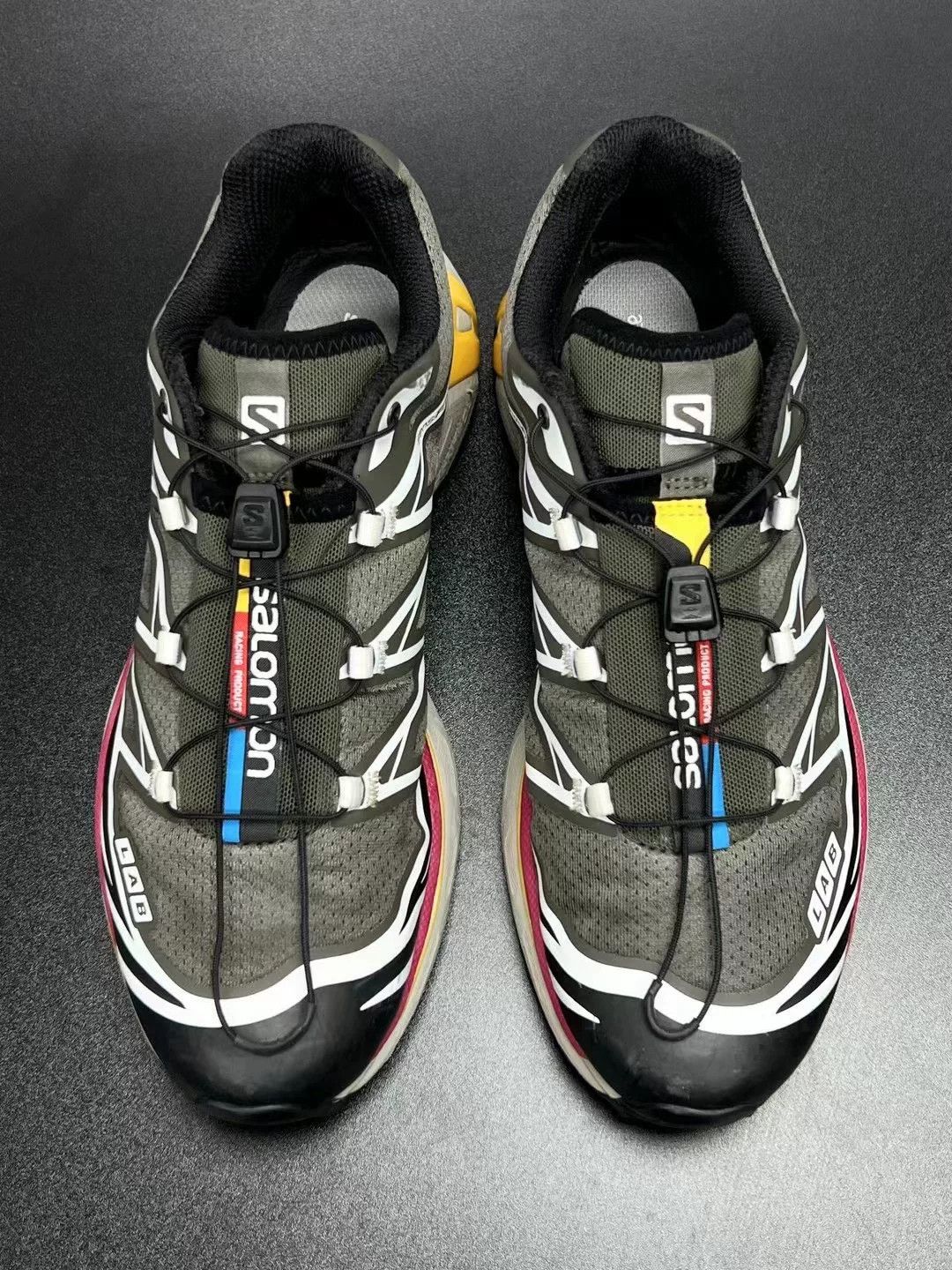 Salomon Salomon Gray Running Shoes Low Top Size US 10 / EU 43 - 3 Thumbnail
