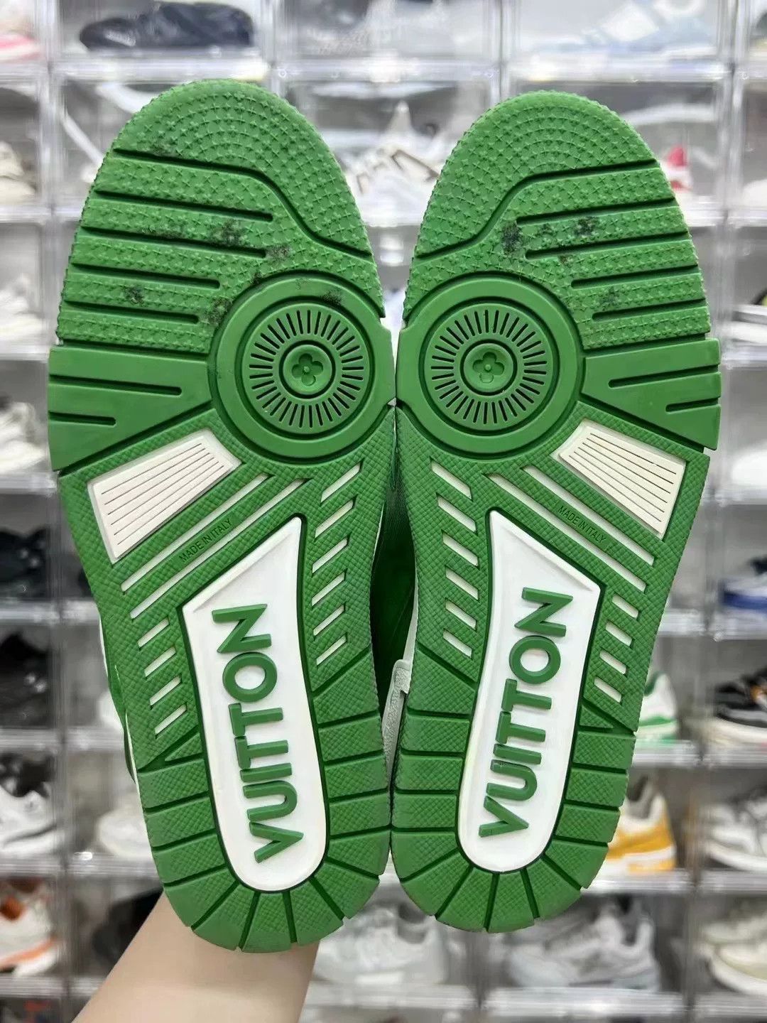 Louis Vuitton Louis Vuitton Green Designer Casual Size US S / EU 44-46 / 1 - 8 Thumbnail