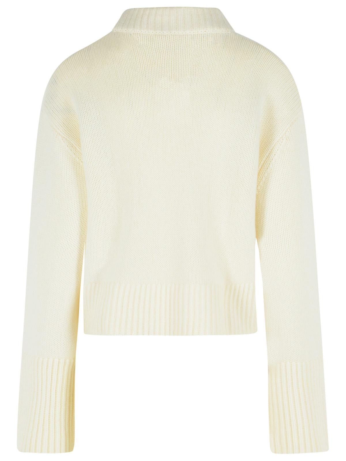 Lisa Yang LISA YANG 'Sony' Cream Cashmere Sweater Size S / US 4 / IT 40 - 3 Thumbnail