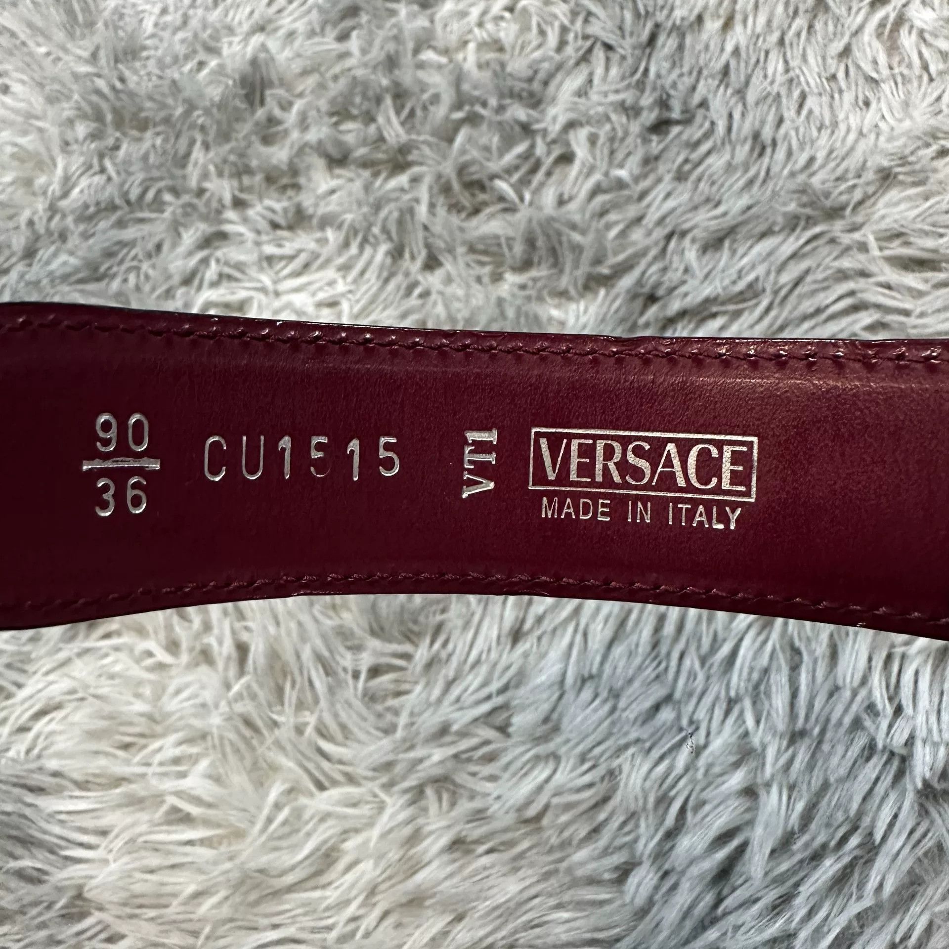 Versace Versace Leather Belt Designer Casual Size ONE SIZE - 3 Thumbnail