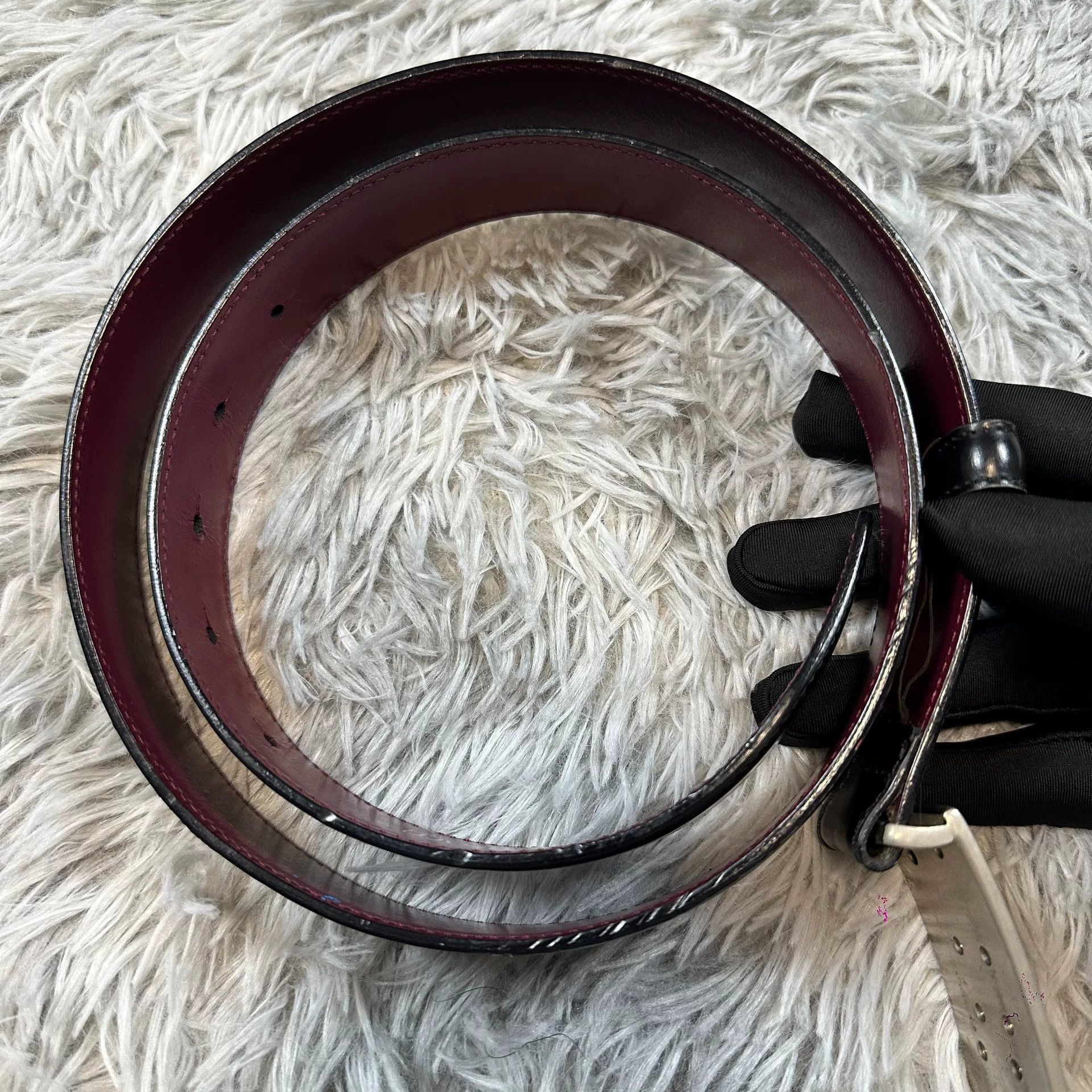 Versace Versace Leather Belt Designer Casual Size ONE SIZE - 6 Thumbnail