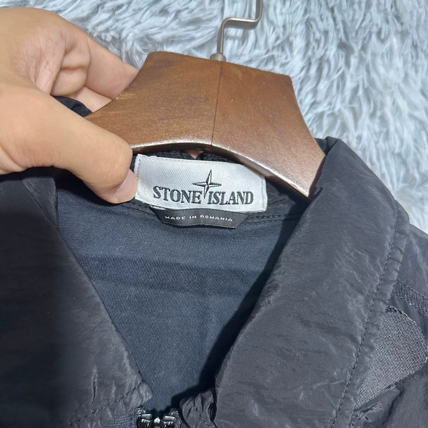 Stone Island Stone Island Black Jacket Outerwear Size US XL / EU 56 / 4 - 4 Thumbnail