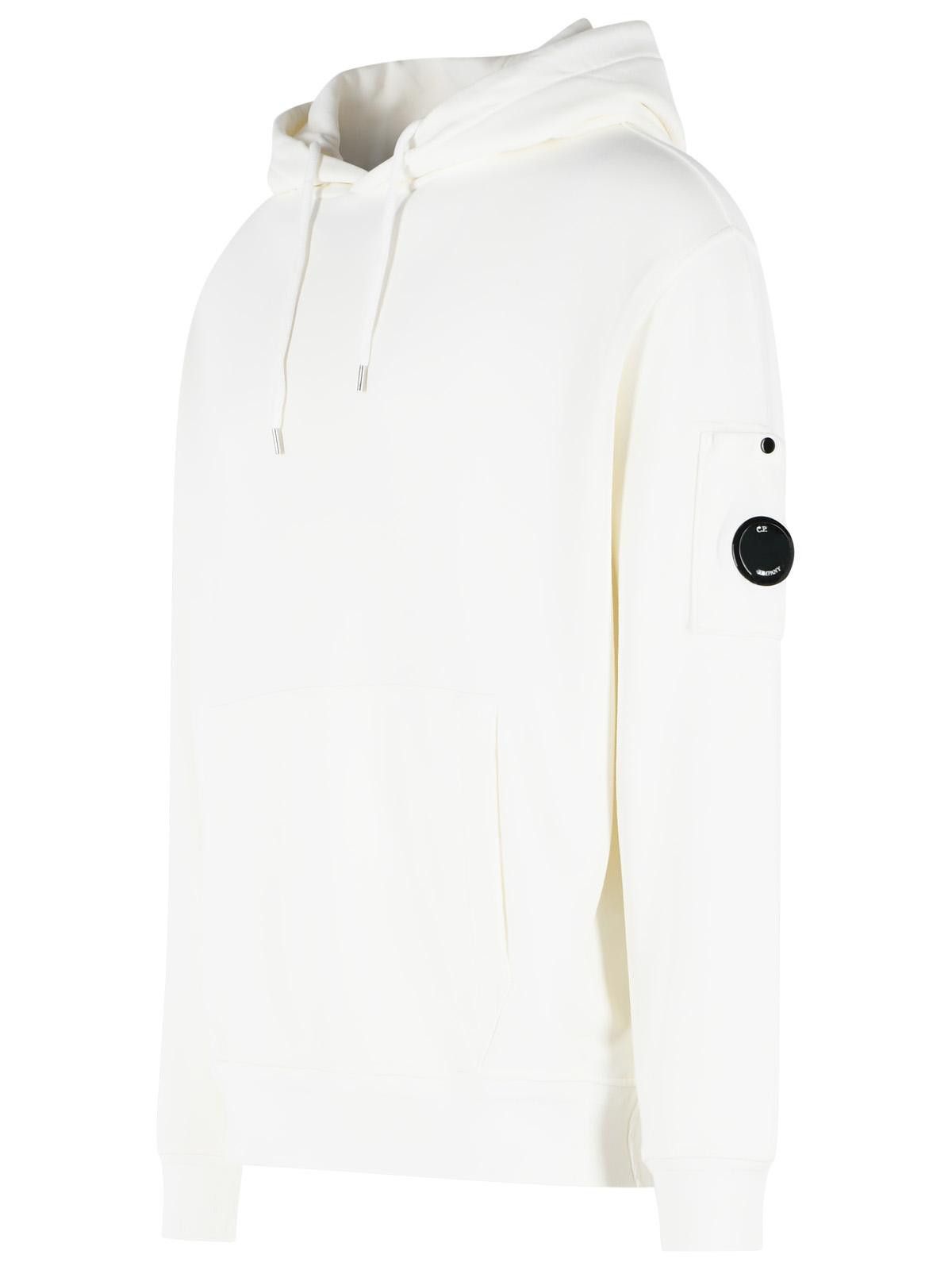 C.P. Company C.P. COMPANY White Cotton Sweatshirt Size US L / EU 52-54 / 3 - 2 Thumbnail