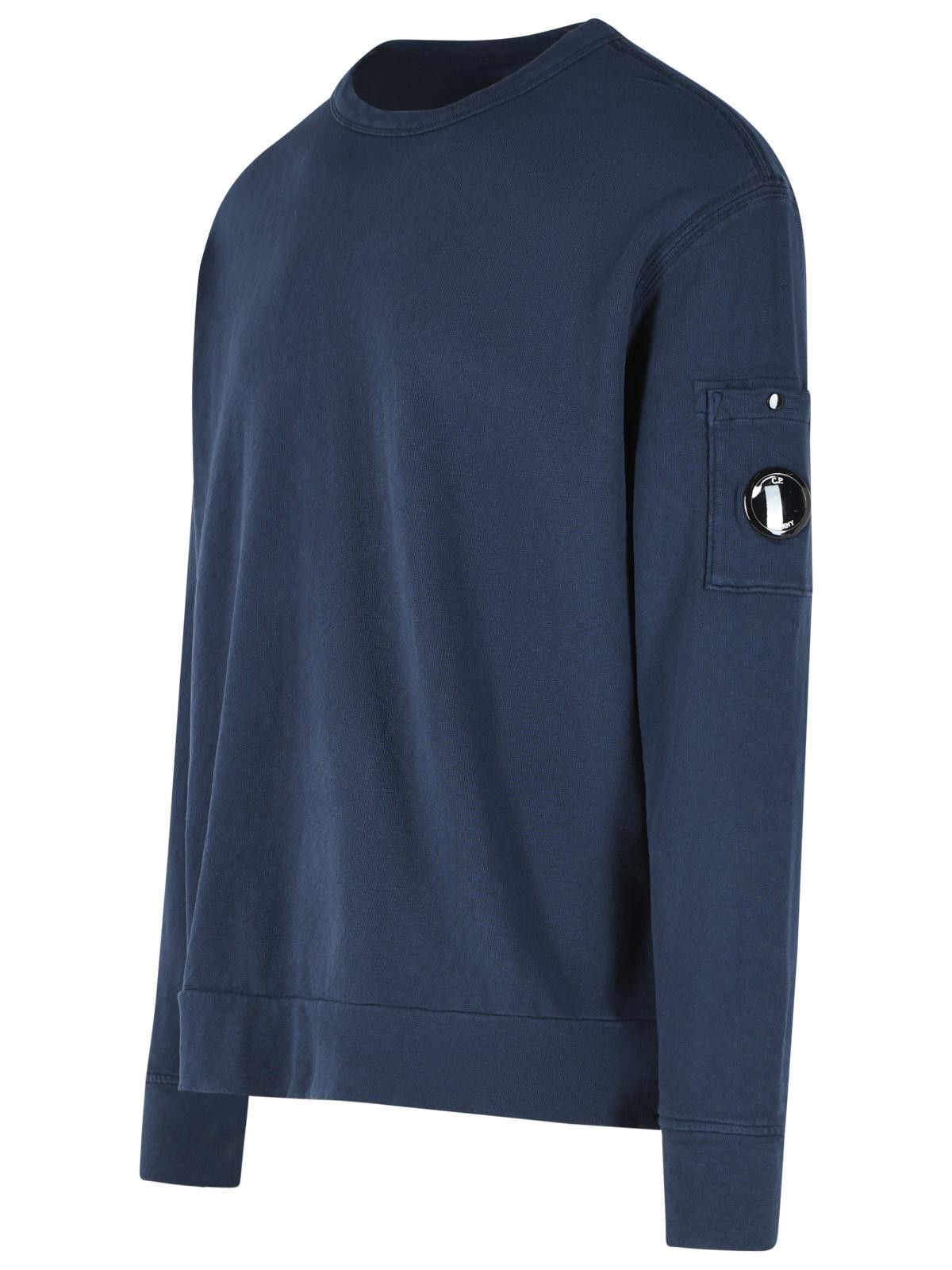 C.P. Company C.P. COMPANY Blue Cotton Sweatshirt Size US L / EU 52-54 / 3 - 2 Thumbnail