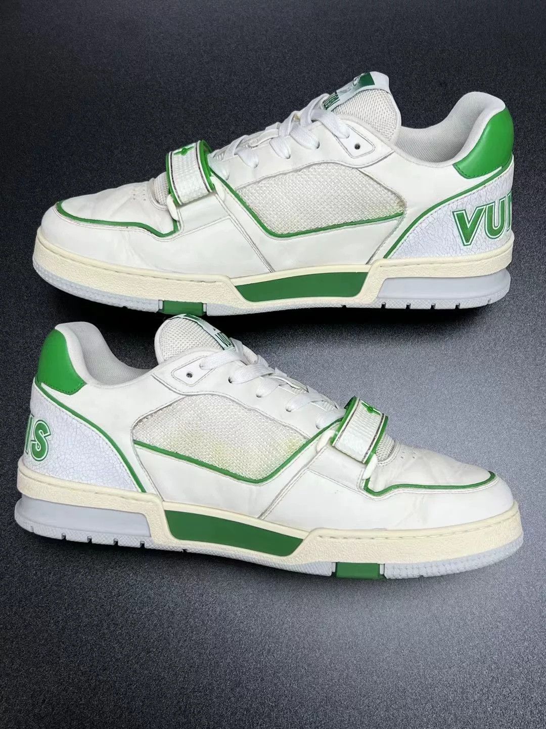 Louis Vuitton Louis Vuitton Green Velcro Designer Size US S / EU 44-46 / 1 - 6 Thumbnail