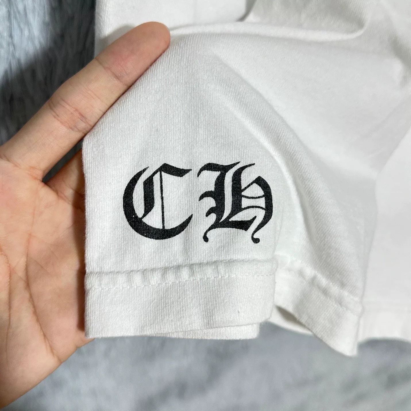 Chrome Hearts Chrome Hearts White Long Sleeve Tee Size US S / EU 44-46 / 1 - 6 Thumbnail