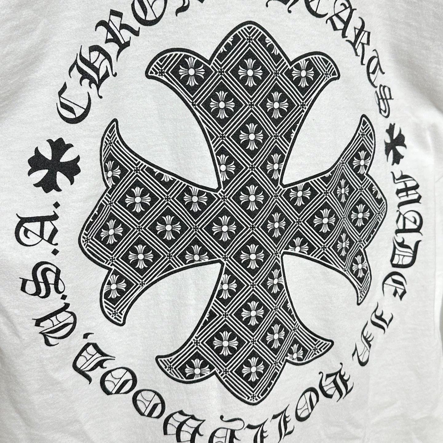 Chrome Hearts Chrome Hearts White Long Sleeve Tee Size US S / EU 44-46 / 1 - 5 Thumbnail