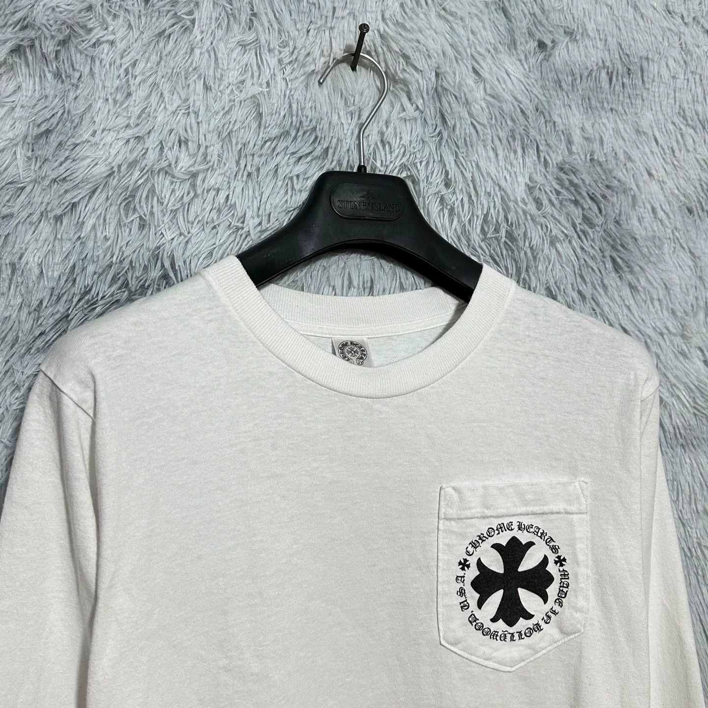 Chrome Hearts Chrome Hearts White Long Sleeve Tee Size US S / EU 44-46 / 1 - 3 Thumbnail