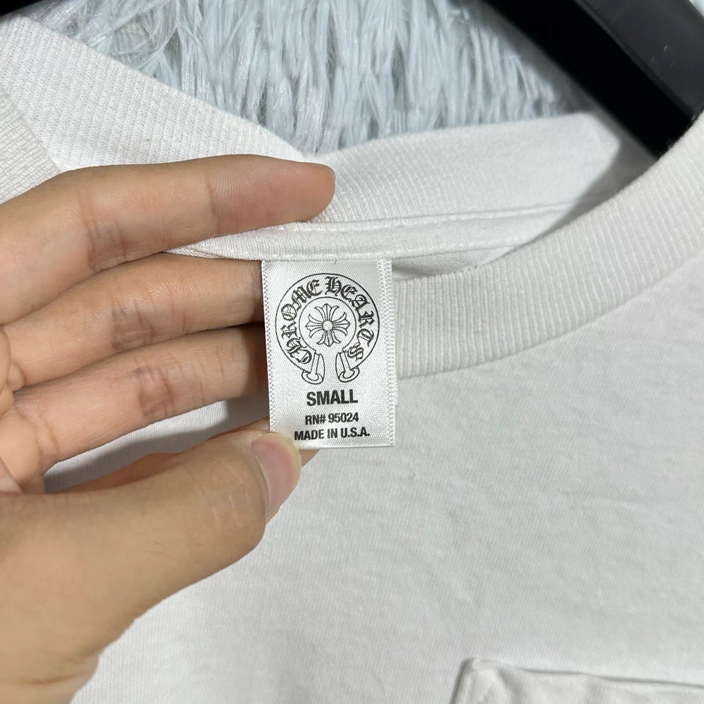 Chrome Hearts Chrome Hearts White Long Sleeve Tee Size US S / EU 44-46 / 1 - 7 Thumbnail