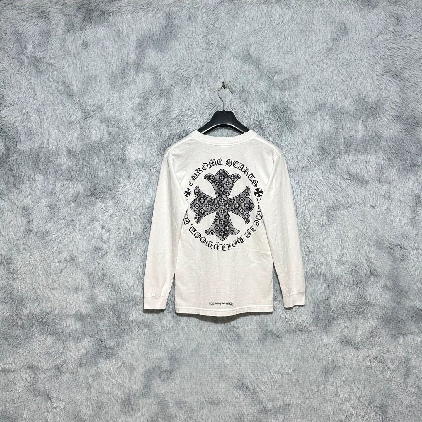 Chrome Hearts Chrome Hearts White Long Sleeve Tee Size US S / EU 44-46 / 1 - 2 Thumbnail