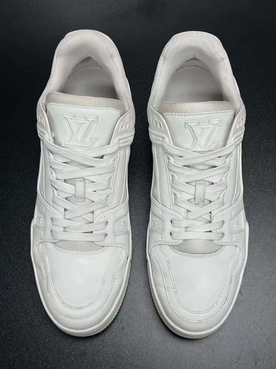 Louis Vuitton Louis Vuitton White Shoes Low Top Size US 10 / EU 43 - 3 Thumbnail