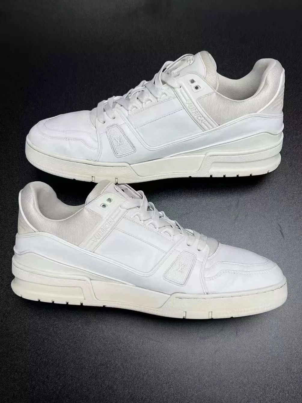 Louis Vuitton Louis Vuitton White Shoes Low Top Size US 10 / EU 43 - 6 Thumbnail