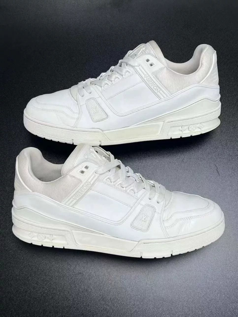 Louis Vuitton Louis Vuitton White Shoes Low Top Size US 10 / EU 43 - 5 Thumbnail