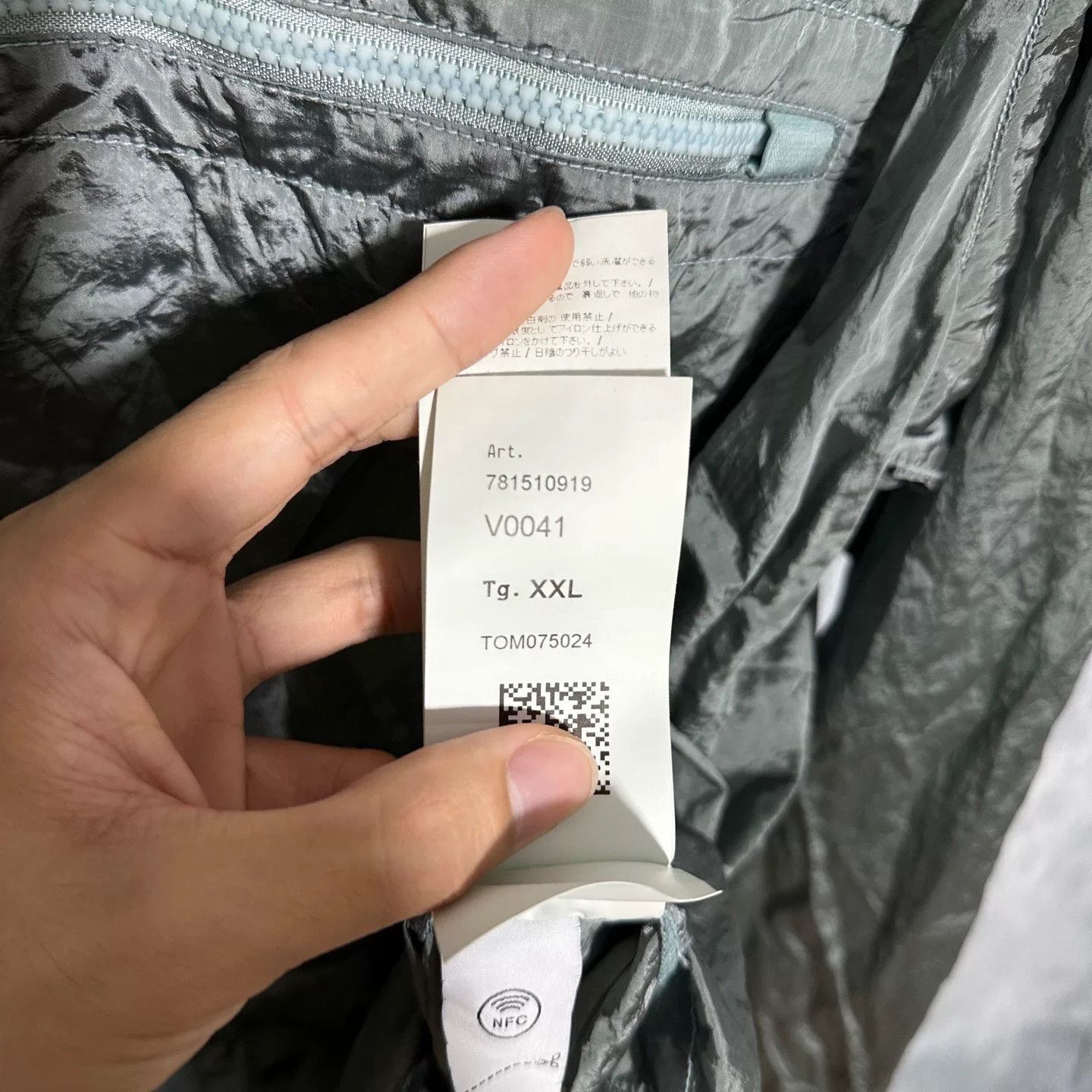 Stone Island Blue Jacket Outerwear