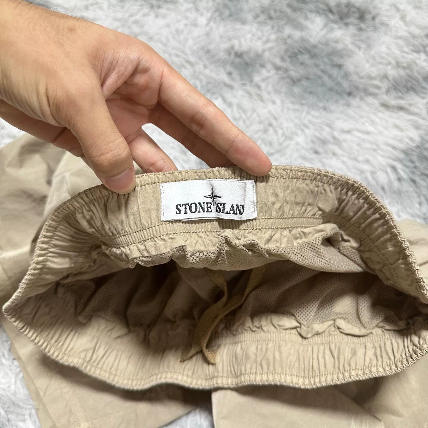 Stone Island Stone Island Beige Shorts Designer Size US 32 / EU 48 - 4 Thumbnail