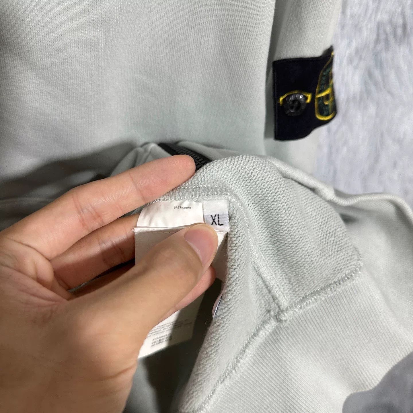 Stone Island Stone Island Gray Sweatshirt Pullover Size US XL / EU 56 / 4 - 6 Thumbnail