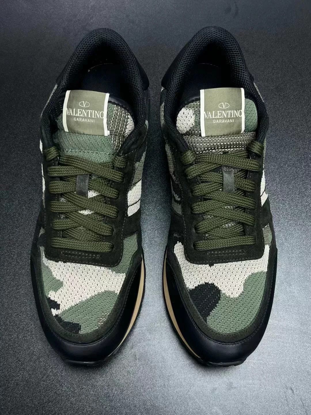 Valentino Valentino Camo Sneakers Low Top Size US 10 / EU 43 - 3 Thumbnail