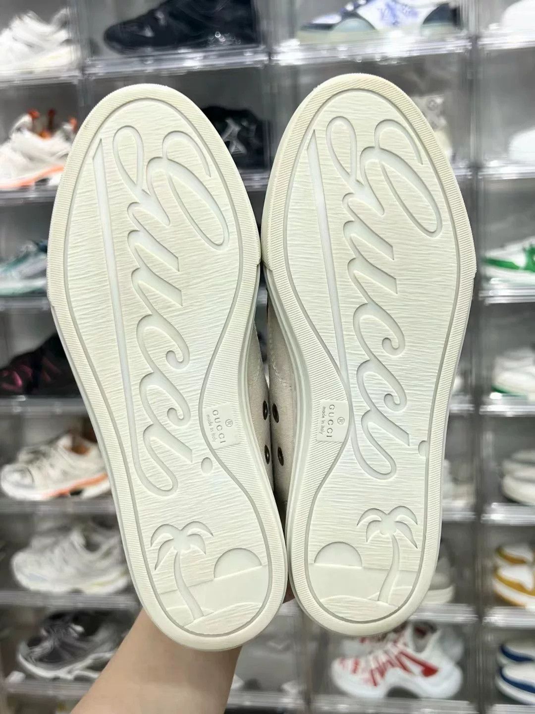 Gucci Gucci White Shoes Low Top High Top Size US 10 / EU 43 - 8 Thumbnail