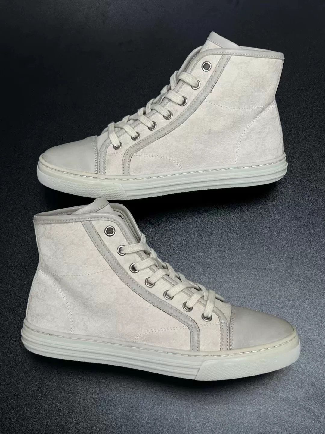 Gucci Gucci White Shoes Low Top High Top Size US 10 / EU 43 - 5 Thumbnail