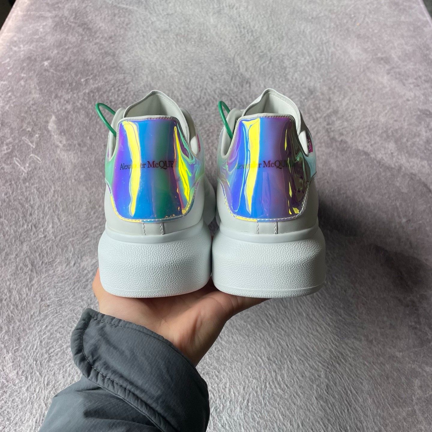 Alexander McQueen Alexander McQueen Laser White Lowtop Sneakers 43 Men Size US 10 / EU 43 - 3 Thumbnail