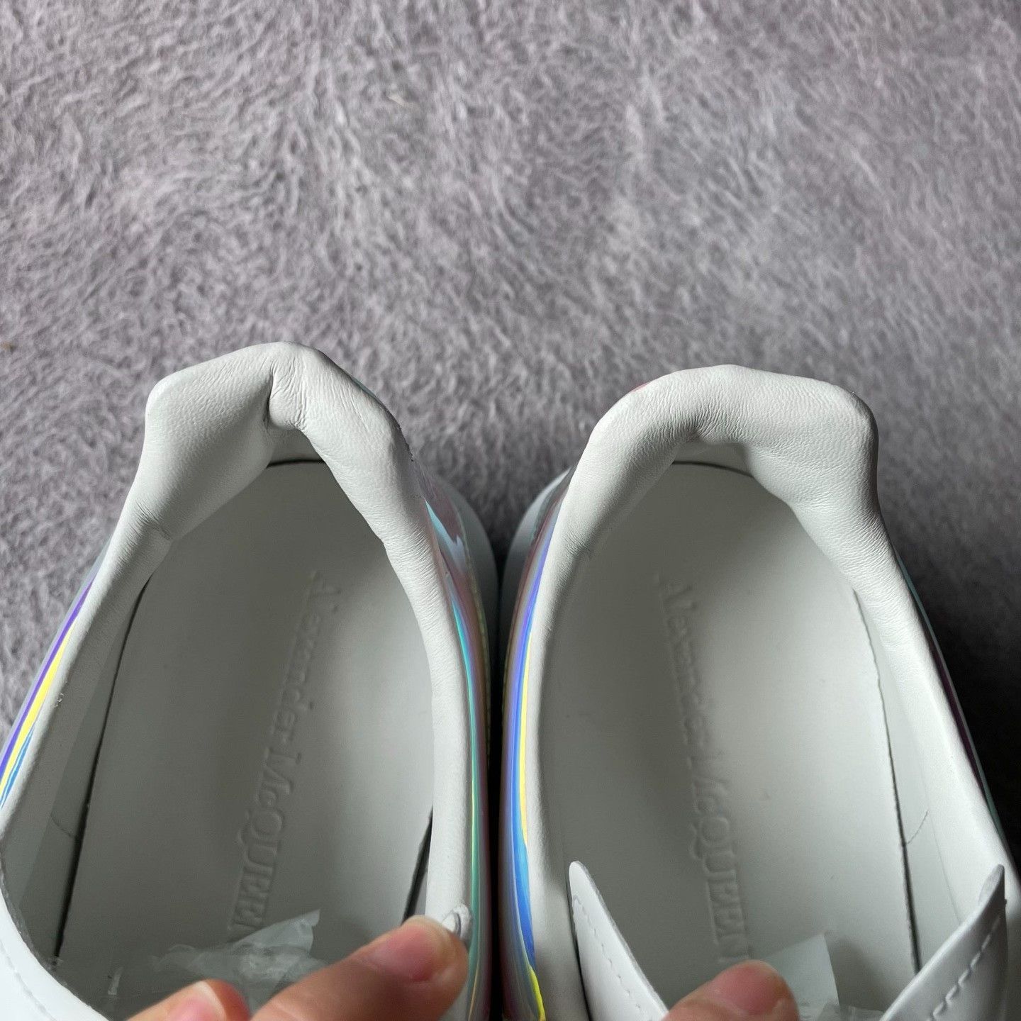 Alexander McQueen Alexander McQueen Laser White Lowtop Sneakers 43 Men Size US 10 / EU 43 - 9 Thumbnail