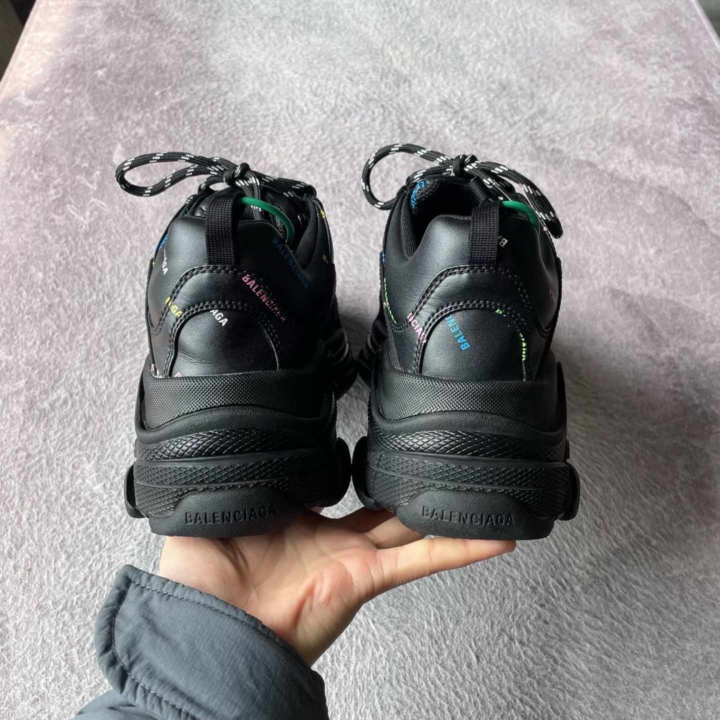 Balenciaga Balenciaga Black Lowtop Sneakers S Men Size US 10 / EU 43 - 3 Thumbnail